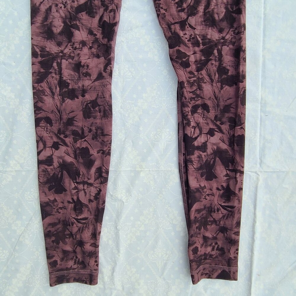 Lululemon Align Pant 28" - Mini Dusk Floral Antique Bark Black - Size 6 - Picture 16 of 16